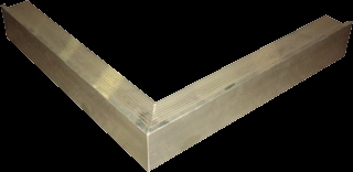 Aluminium trim buitenhoek 60x64mm